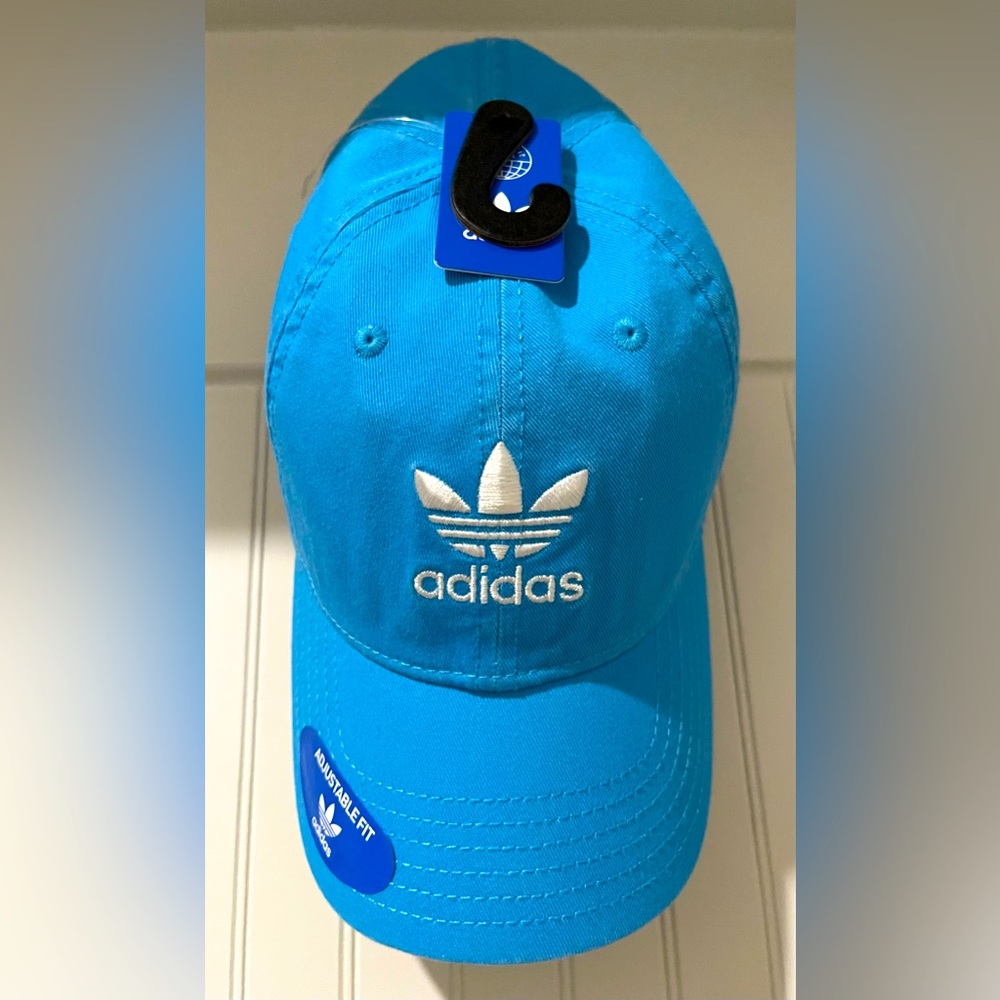 Adidas Men’s originals |RELAXED STRAP-BACK HAT BLUE